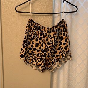 Leopard shorts